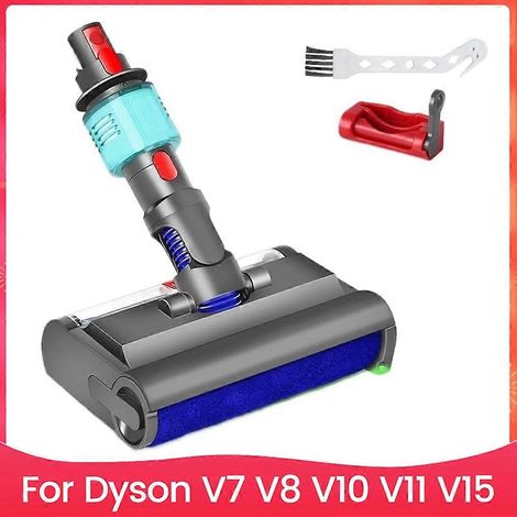 Brosse pour aspirateur Wet and Dry lavage Brosse Head pour V7 V8 V10 V11 V15 Green Light Cleans and Dries Hard Floors (1/5)