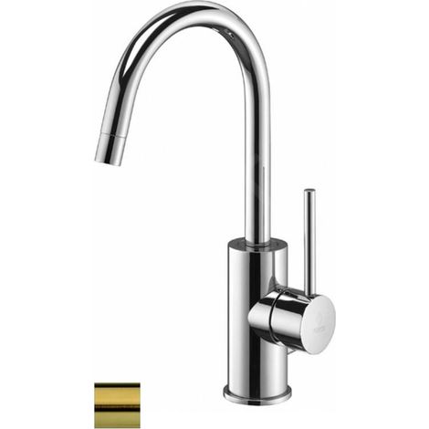 Paffoni Light - Mitigeur de lavabo, doré brossé LIG078HGSP (1/2)