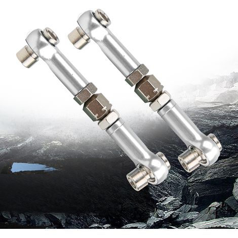 Tige de direction avant/arrière pour servo HPI RS4 Sport 3 1/10, pièce upgrade en argent, référence 113696S (1/5)