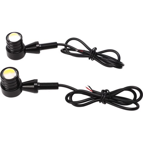 Clignotants LED Ambre Jaune Universel 12V Avant Arrière pour Scooter Moto Sport Type 3 Indicateurs Directionnels (1/5)