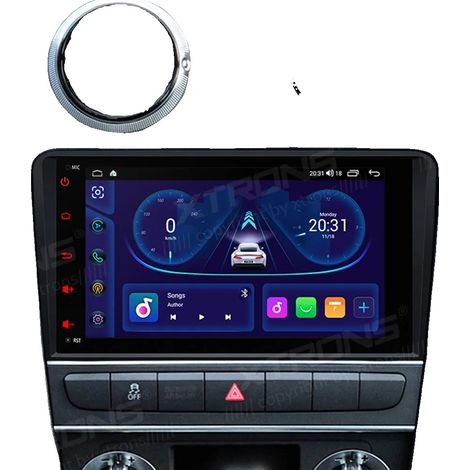 Lecteur multimédia de voiture, taille d'affichage, compatibilité avec les smartphones, compatible avec Audi A3, ID80A3AL, Huit Cœurs (1/5)