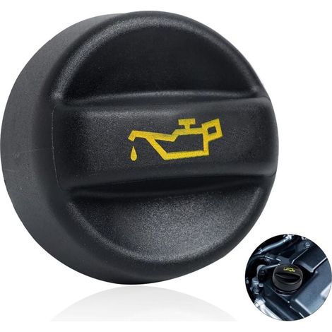 Bouchon de Remplissage d'Huile Moteur pour C2 C3 C4 207 208 301 308 508 2008 3008 5008 Partner,Bouchon Huile Moteur,Référence OEM 9670015080 1180S5 9674157180