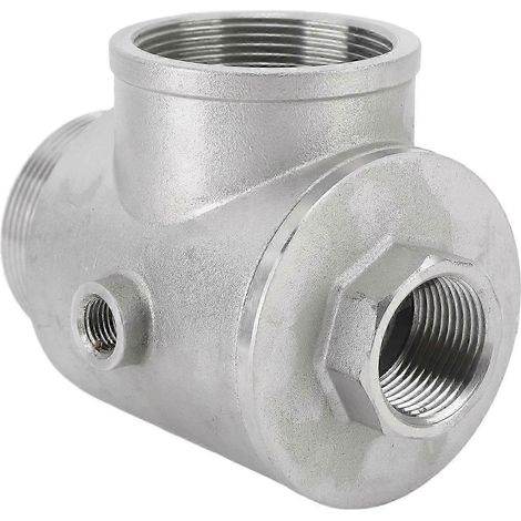 Clapet antiretour 16MPa en alliage d'aluminium, valve à ressort 5 voies pour pompe à eau, système hydraulique DN50, non-retour haute pression, raccord industriel. (1/4)