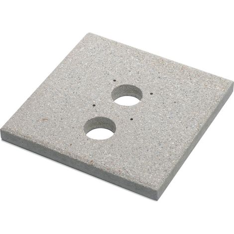 Base Quadrata 40x40x4 cm per Fontana 42/SRV in Cemento Belfer 42/BSE/9 Grigio (1/3)