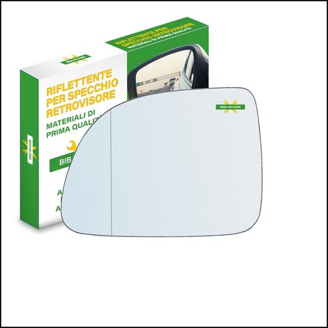Vetro specchio retrovisore asferico lato sx-guidatore per renault clio i (b/c) d