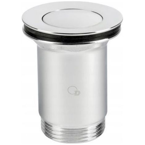 Bouchon Clic-Clac - Trop-Plein Intégré - Pour Lavabo Receveur De Douche Et Bidet - 1 1/4 Pouces - En Laiton Chromé (1/2)