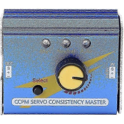 Servo-Leistungstester, 3-Kanal-ESC-Multi-Servo-Tester, CCPM-Servo-Konsistenzprüfer für RC-Flugzeuge, Hubschrauber und Autos (1/5)