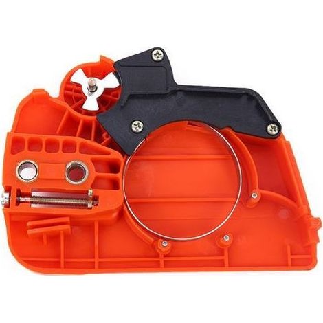 Couvercle de pignon d'embrayage pour tronçonneuses Husqvarna 235, 235E, 236, 240 - pièce de rechange orange pour fixation d'embrayage de tronçonneuse (1/5)