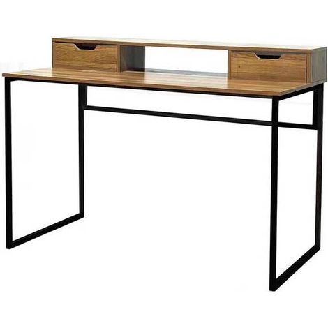 INDUSTRIAL SCRIVANIA METAL/QUERCIA 120X60X95 CM