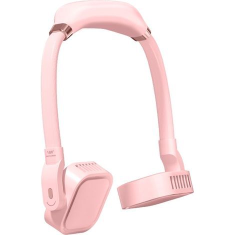 Ventilateur personnel portable à suspendre autour du cou, alimenté par batterie USB, 3 vitesses réglables, idéal pour le sport en extérieur, les voyages et l’usage domestique (1/5)