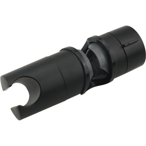 Verstellbare Duschstütze, kompatibel mit einer 20–25 mm Duschstange, schwarz (1/4)