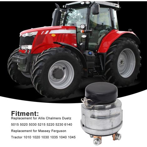 Zündschalter 72098283 mit 2 Schlüsseln für Allis Chalmers Deutz 5015-6140 und Massey Ferguson Traktoren (1/5)