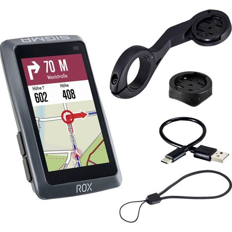 Sigma ROX 12.1 EVO Basic Set - Night Grey GPS de vélo vélo Europe Bluetooth®, GPS, GLONASS R750472 (1/5)
