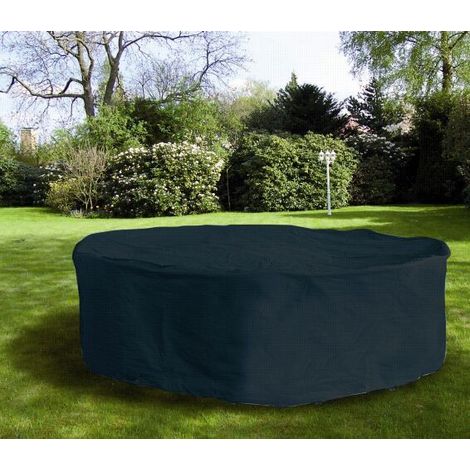 SCHUTZHÜLLE FÜR SITZGRUPPE POLYESTER, ANTHRAZIT, Ø 200CM