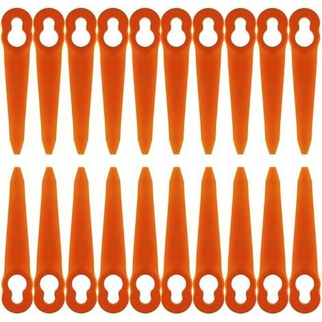 100 lames pour Stihl PolyCut 2-2 PolyCut 3-2, FSA 45 FSA 57 FSE 52, lames en plastique pour tondeuse sans fil Stihl (1/5)