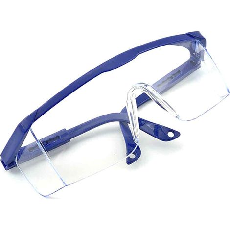 Lunettes de sécurité de protection transparentes anti-salive, lunettes de protection oculaire pour la sécurité chimique et professionnelle (1/5)