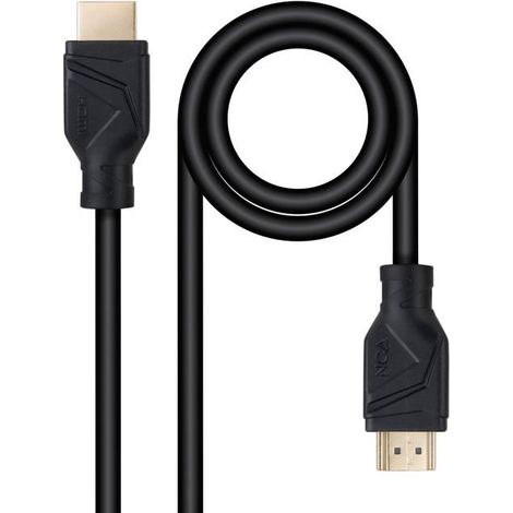 HDMI-Hochgeschwindigkeitskabel - Nano-Kabel - 2 m - 48 Gbps - 8K@60Hz - 4K@120Hz - dynamisches HDR - eARC - Stecker zu Stecker - Schwarz