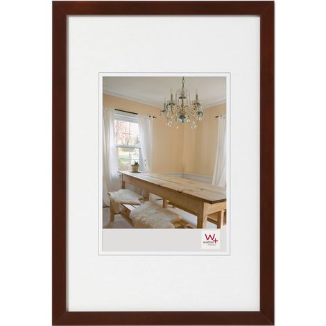 Cadre Photo Noyer 13 x 18 cm Cadre en Bois Poivrons BP318N (1/5)