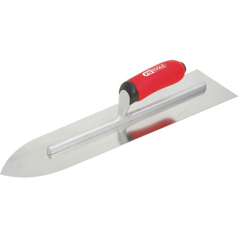 KS Tools - Platoir flamand pointu - lame inox - manche bi-composant - dim. 110x90x455 mm - 144.0461