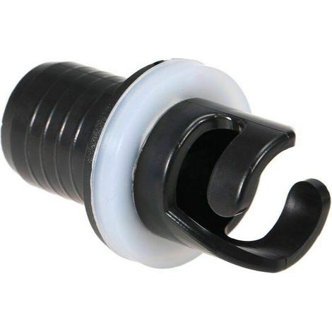 Pompe à pied pour bateau gonflable avec adaptateur de tuyau et de valve type Halkey-Roberts (HR) (1/5)