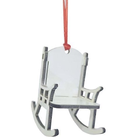 Long banc-chaise décoratif, pendentif, ornement pour sapin de Noël, style 5- (1/5)