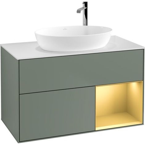 Villeroy & Boch F901HFGM Meuble sous-lavabo Finion F90 (1/2)