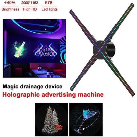 Projecteur holographique 3D WiFi 576 LED avec application de contrôle et prise connectée -- (1/5)