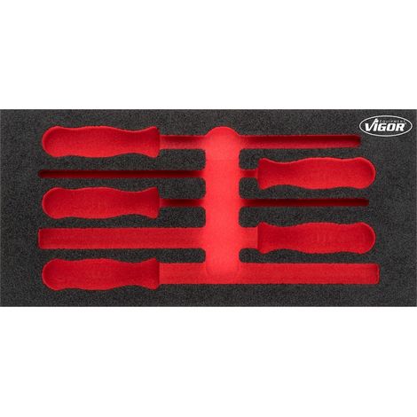 VIGOR Weichschaumeinlage, leer, V5072-L, (LxBxH) 393 x 188 x 35 mm (1/2)