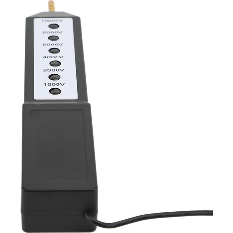 Testeur de clôture électrique 1000-10000 V, voltmètre étanche à large plage de tension avec 6 voyants lumineux. (1/5)