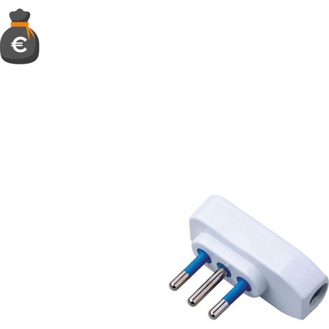 Prise électrique bidirectionnelle Alcapower 16A sortie câble standard italienne 90° 250V CA puissance max 1500W conception compacte robuste durable (1/3)