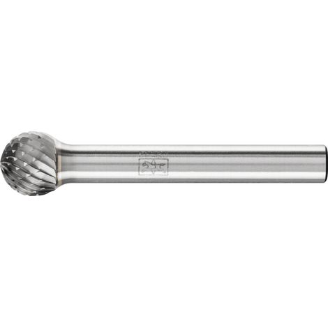 PFERD TOOLS Hartmetall Frässtift Kugel KUD Ø 10x09 mm Schaft-Ø 6 mm Z4 universal mittel fein (1/5)