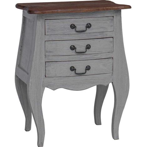 Maison Exclusive - Table de chevet bois d'acajou massif 48x35x64 cm