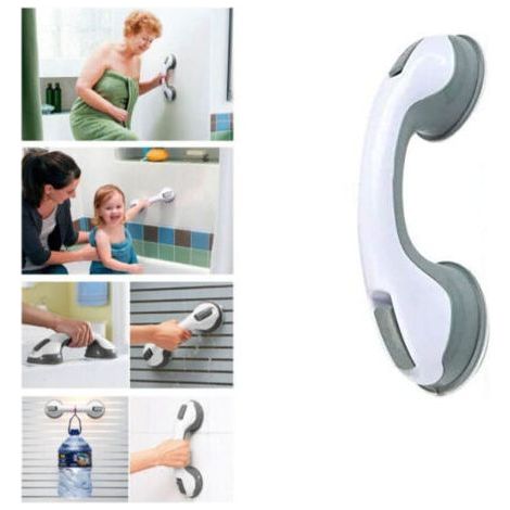Poignée à ventouse, barre d'appui mobile, poignée de sécurité, support de salle de bain, poignée de douche, poignée de sécurité pour cabine de douche, armoire, porte vitrée, fenêtre (1/5)