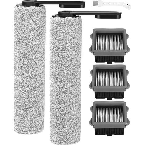 Replacement brush roll and HEPA filter for Floor One S5 combination vacuum cleaner (2 x roller brushes + 3 x vacuum cleaner filters + 1 x brush) (1/5)