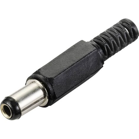 TRU COMPONENTS Elément de liaison pour courant faible mâle, droit 5.5 mm 2.5 mm 1 pc(s) (1/4)