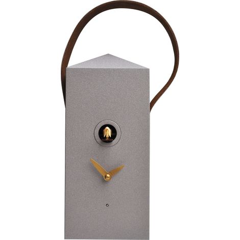 Orologio a Cucù da Parete 12x27x12cm Pirondini Italia Lanterna Argentato (1/3)