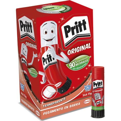 Bastone adesivo trasparente 11gfraLatn Pritt – Collazione rapida e pulita (1/5)