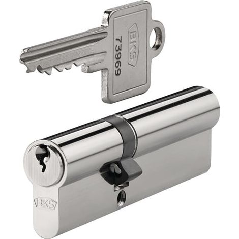 Cilindro profilato doppio  BKS PZ 8812  40/65mm NuG  entrambi i lati.  Chiavi 3  diverse. B 8812  0042 (1/3)