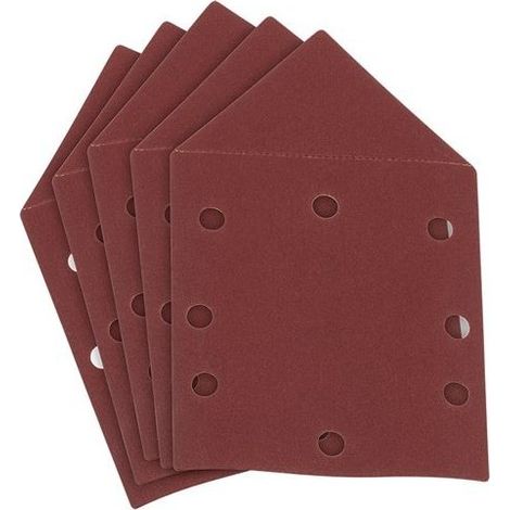 KREATOR KRT220109 - Papier Abrasif Triangulaire Grain 240 (5 pièces) (1/2)