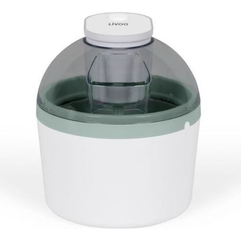 Machine a Glace - Sorbetiere   - LIVOO - DOM461 - 12W - 1L - Cuve aluminium - Pâle de mélange, moule pour 7 glaces, 7 bâtonnets inclus