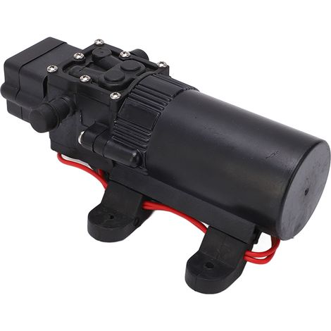 Pompe à diaphragme auto-amorçante 12V 1,8A 30W débit 2,6 L/min pression 4,8 bars moteur cuivre pour pulvérisation d'eau (1/5)
