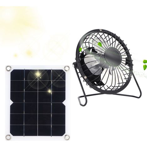 10-W-monokristallines Solarmodul mit Kühlventilator für Hundehütte und landwirtschaftliches Gebäude