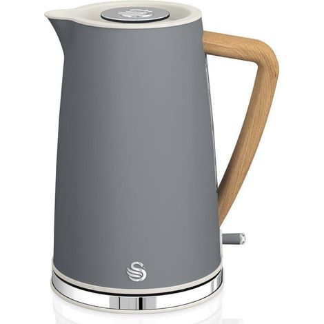 Swan Nordic Slate Grey 1.7 Litre Cordless Kettle (1/9)
