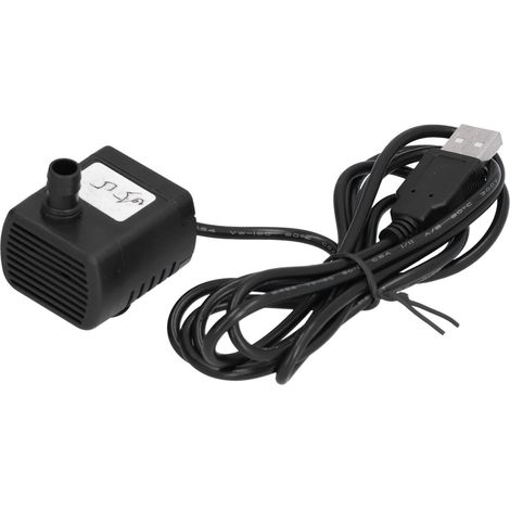Pompe à eau USB submersible sans balais DC5V 3W mini pour aquarium fontaine arrosage 0515