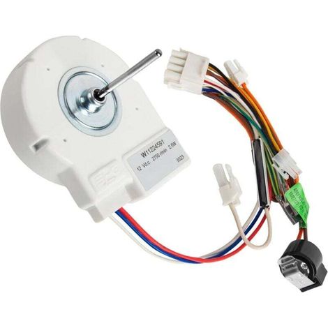 Motor del ventilador del evaporador W11224591 compatible con refrigeradores/congeladores Whirlpool, KitchenAid, Maytag e IKEA, pieza de repuesto W10728111 W10865431 W11215582 4844712 AP6329809 PS12349