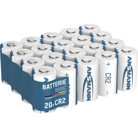 ANSMANN CR2 3V Lithium Batterien, 20 Stück