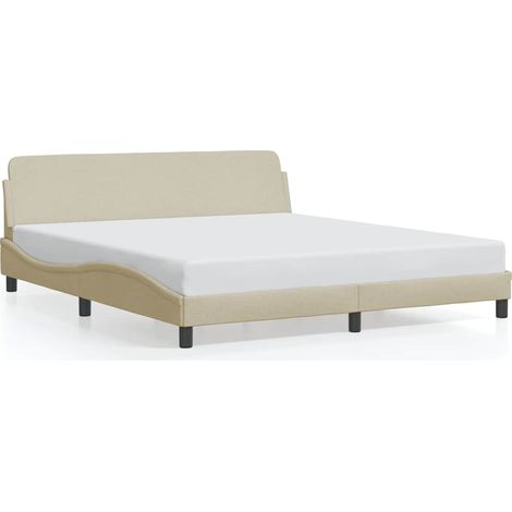 Maison Exclusive - Giroletto Dover Crema 180x200 cm in Tessuto (1/5)