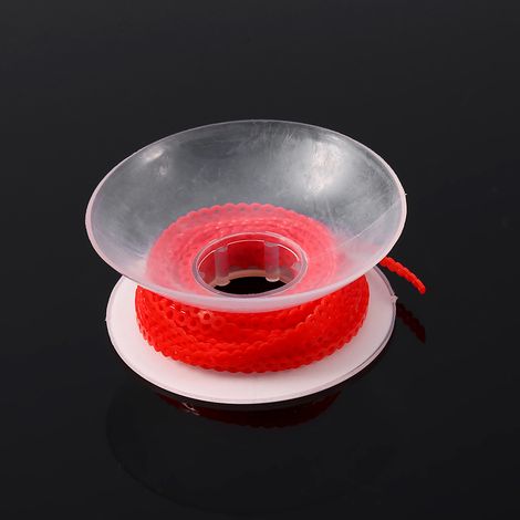 Chaîne élastique orthodontique dentaire à boucle ultra-résistante (rouge) (1/5)