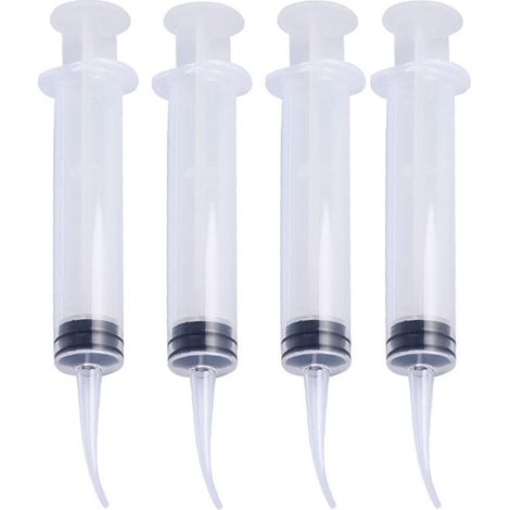 Seringa Dental Desechable - Punta Curvada - Para Enjuague Dental - 4 Unidades (1/5)