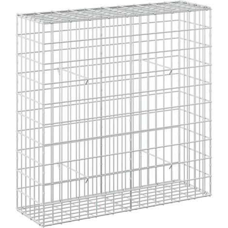 vidaXL Gabion with 3.5 mm Wire and 5x10 cm Mesh 100x30x100 cm (1/5)